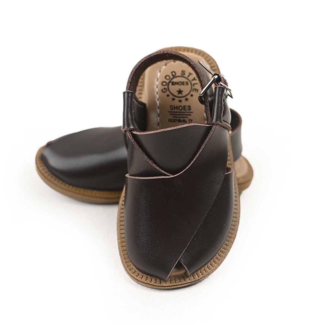 Afridi Chappal Premium Dark Brown