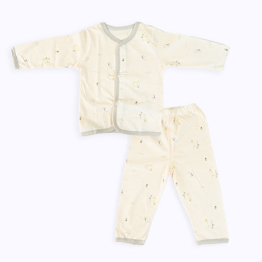 Tiny Home Premium Button Down Shirt & Pajama - Baby Co