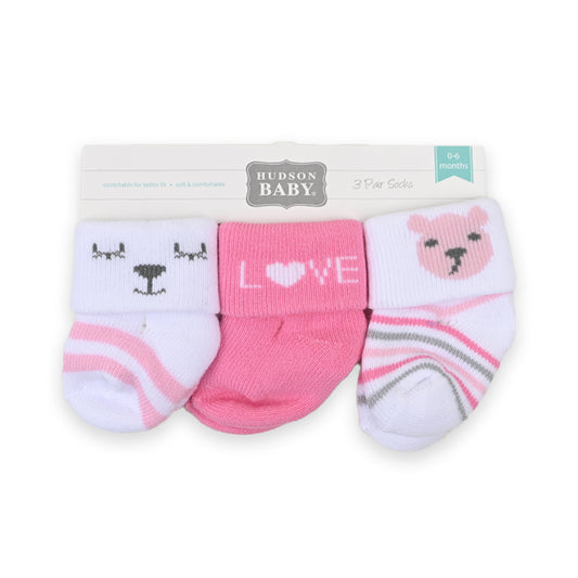 Hudson Girls Socks Pack Of 3
