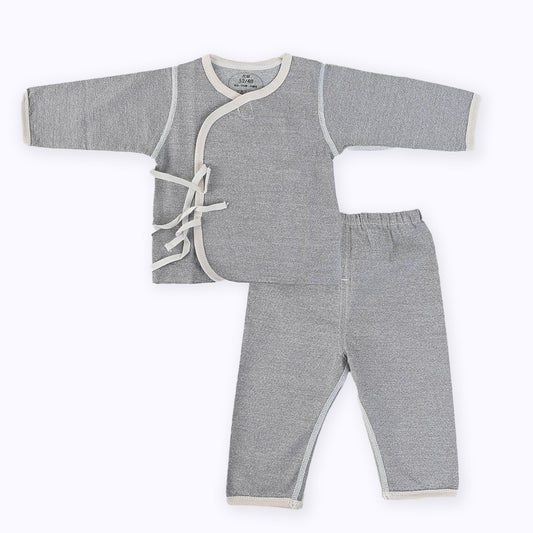 Solid Plain Premium Slit Cut Shirt & Pajama - Baby Co