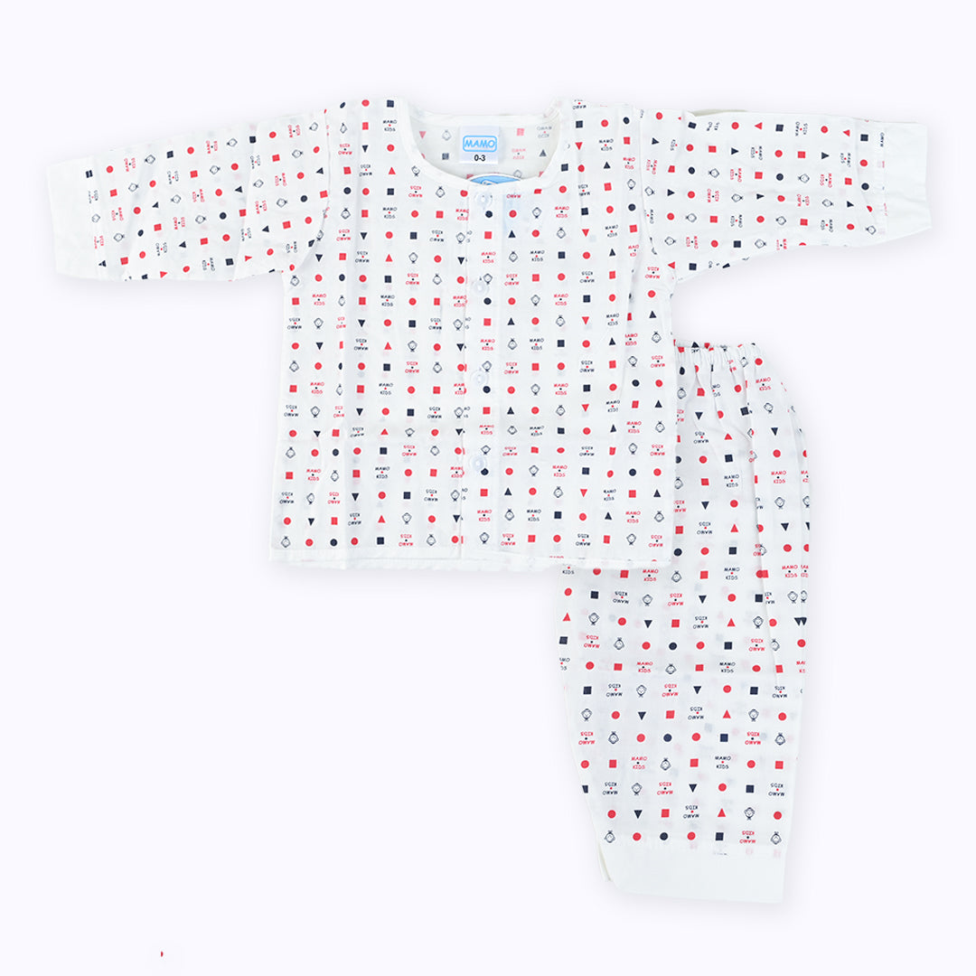 Red & Blue Summer Suit 3-6 M