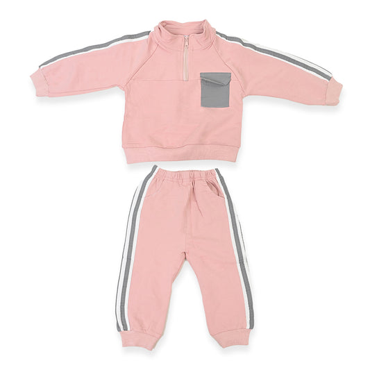 Pink Stripe Track Suit (Premium)