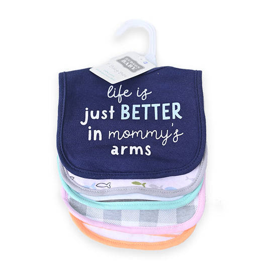 Hudson Better Life 5 Piece Bib Set