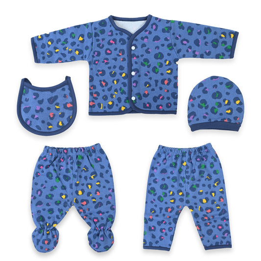 Blue Splash 5 Piece Starter Set Fleece