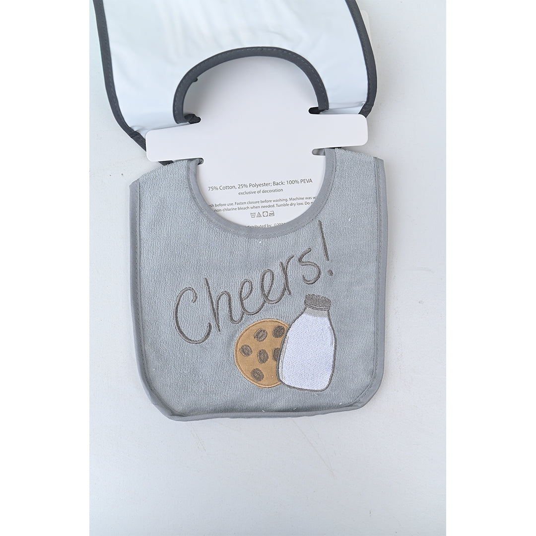 Love Cookie Hudson Baby 3 Piece Cotton Terry Bib Set