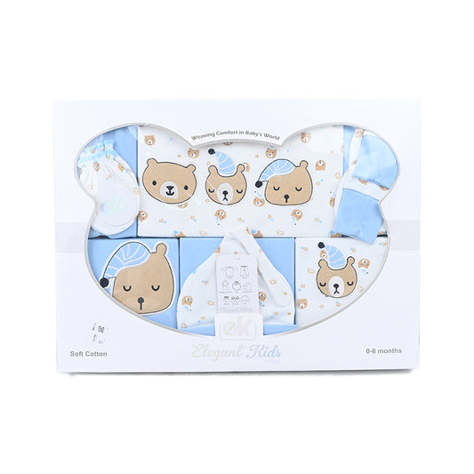 Sleepy Bear 9 Piece Boys Starter Set Gift Box