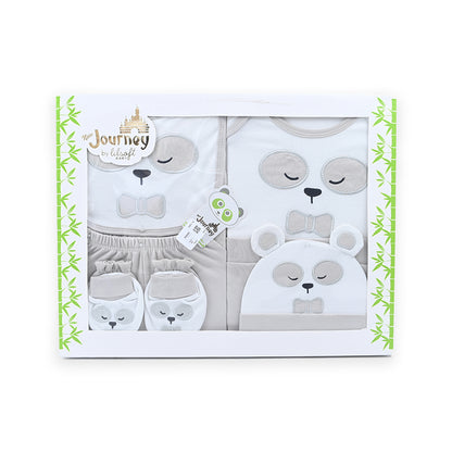 Sleepy Panda 10 Piece Starter Set Gift Box Grey