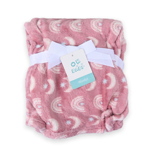 Moon Star Light Fleece Blanket