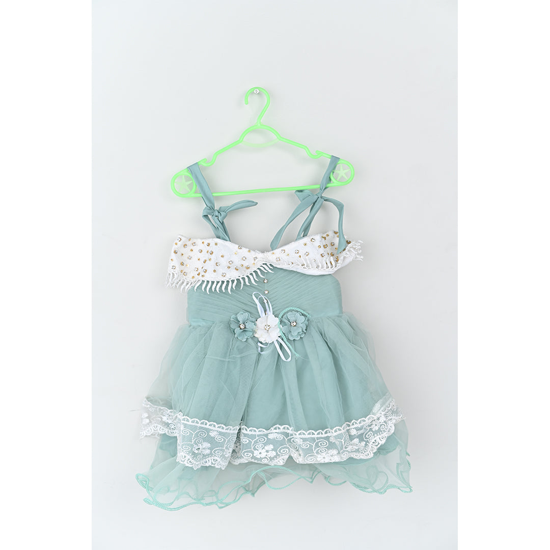 Sleeveless Floral Frock 5 piece Starter Set