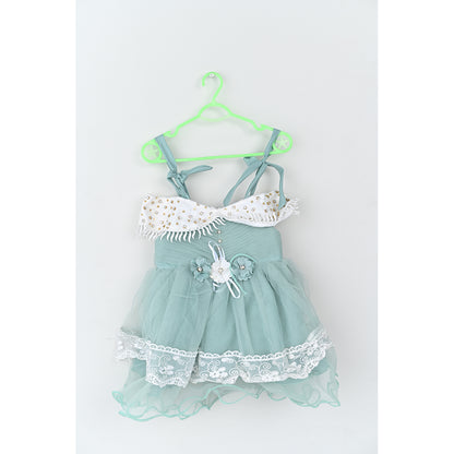 Sleeveless Floral Frock 5 piece Starter Set