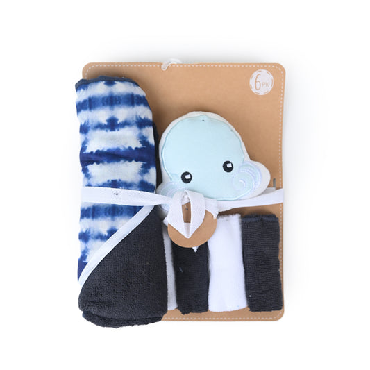 6 Piece Bathing Set with Sponge