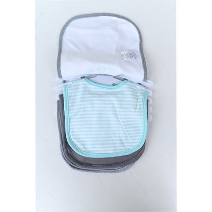 Green Bow 5 Piece Bib Set