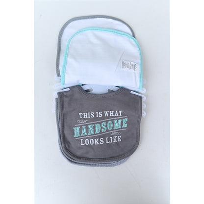 Green Bow 5 Piece Bib Set