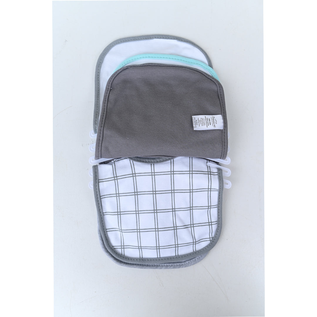 Green Bow 5 Piece Bib Set