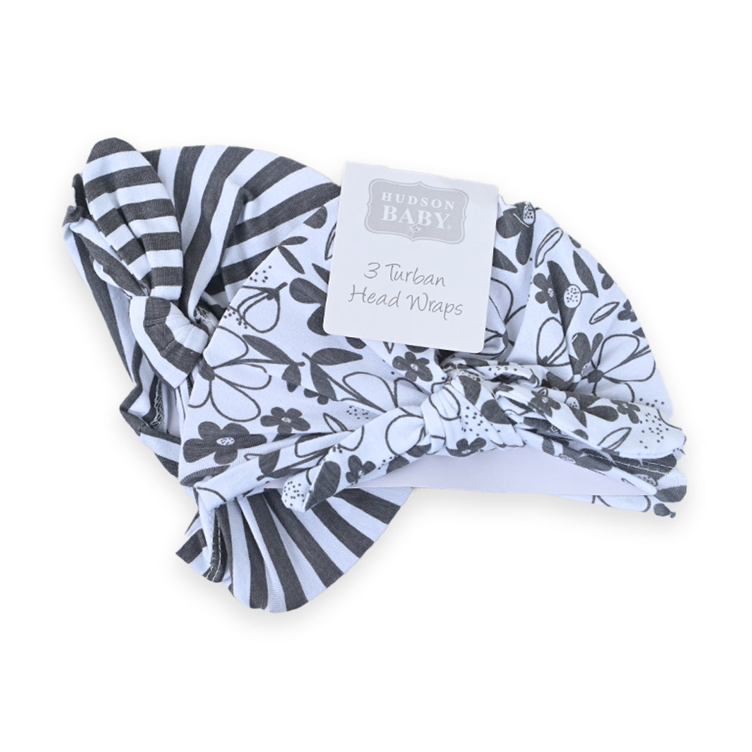 Hudson 2 Pcs Cotton Turban Caps Set 2