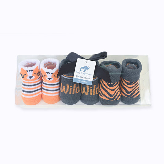 Wild Tiger Socks Pack Of 3