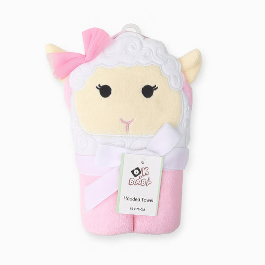 Cute Sheep Hooded Bath Towel