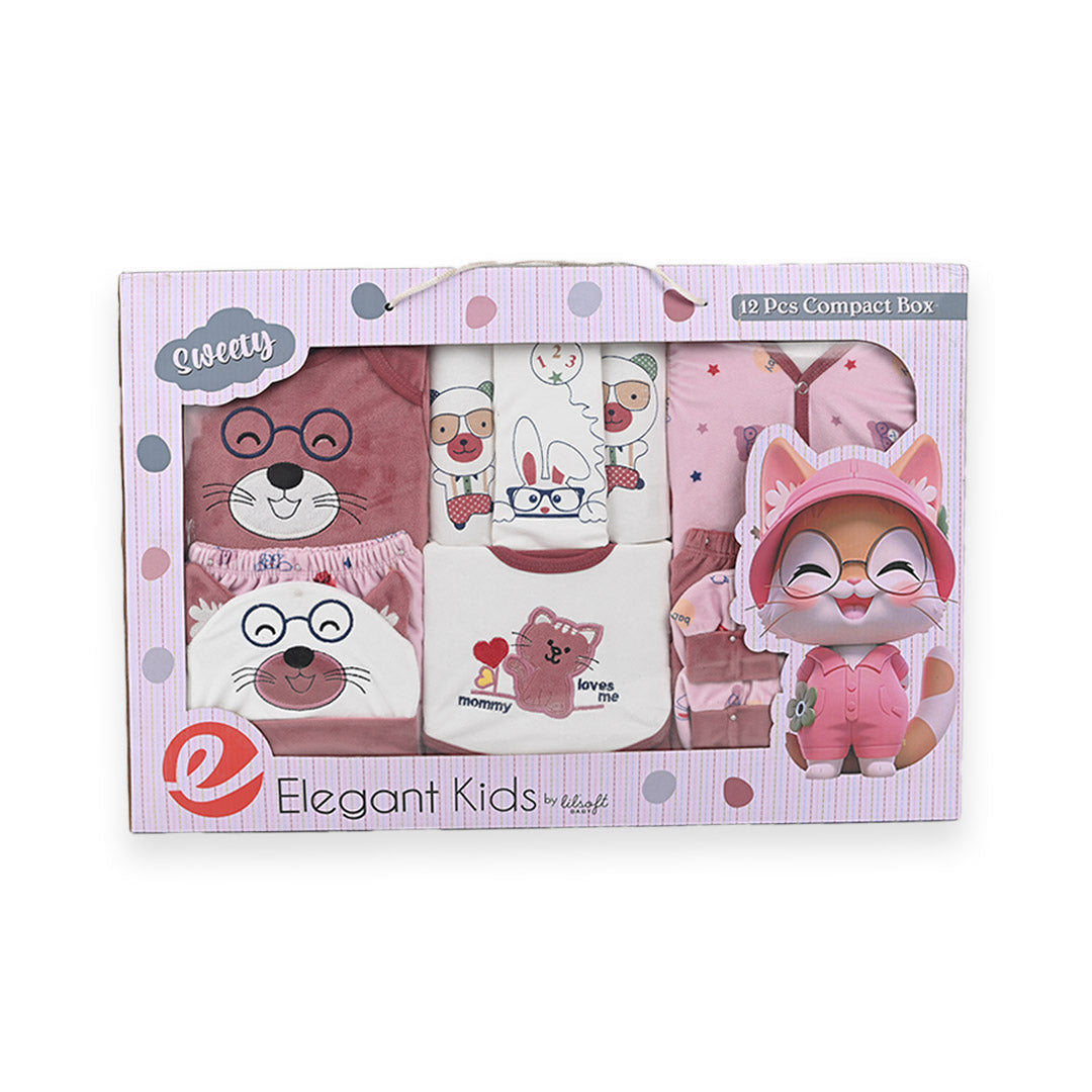 Pink Cat Winter Starter Set –  12 Piece Gift Box