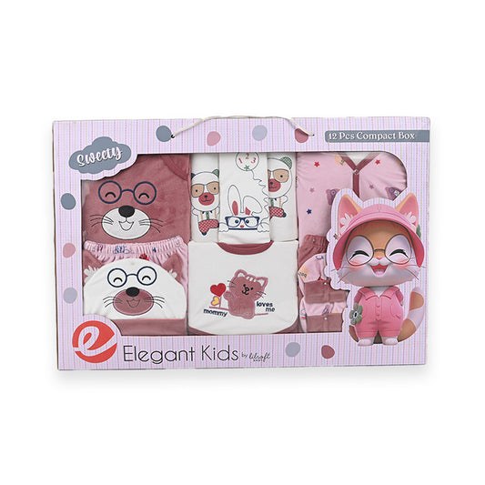 Pink Cat Winter Starter Set –  12 Piece Gift Box
