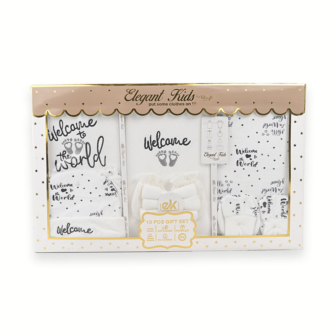 Welcome To The World Winter Fleece Newborn Starter Set – 10 Piece Gift Pack