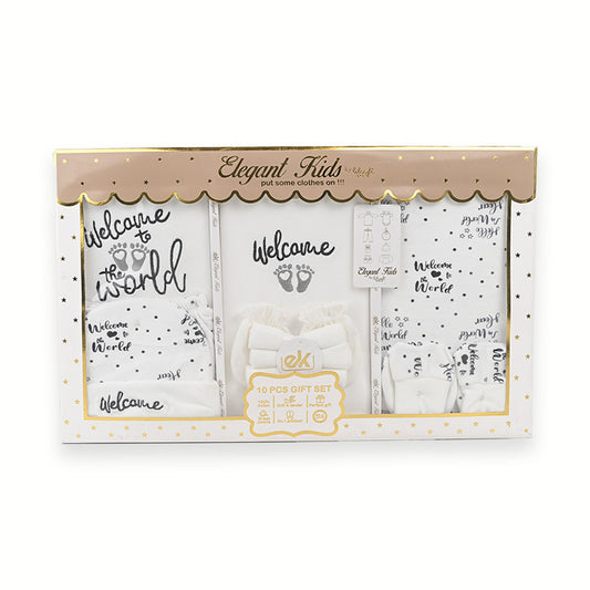 Welcome To The World Winter Fleece Newborn Starter Set – 10 Piece Gift Pack