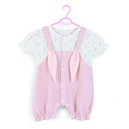 Tiny Pink Hearts Romper