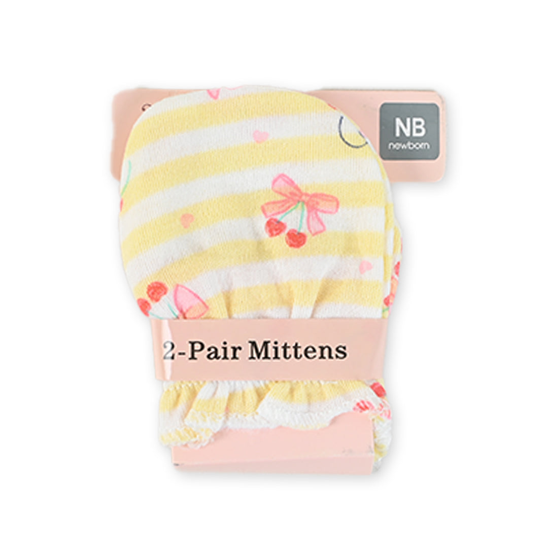 Pack of 2 Cotton Mittens D14