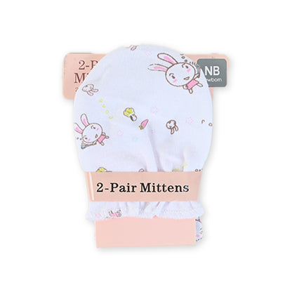 Pack of 2 Cotton Mittens D8