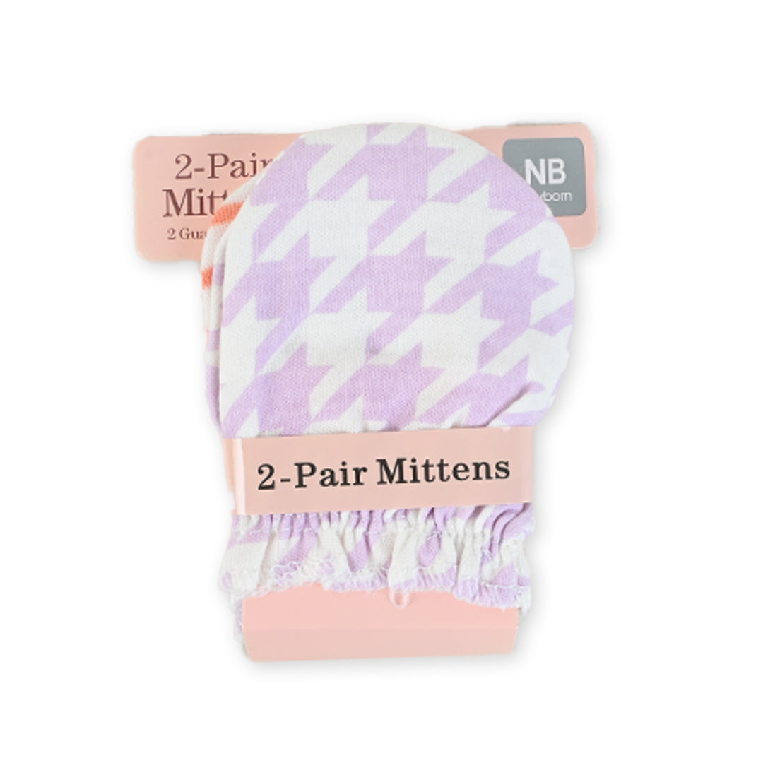 Pack of 2 Cotton Mittens D1