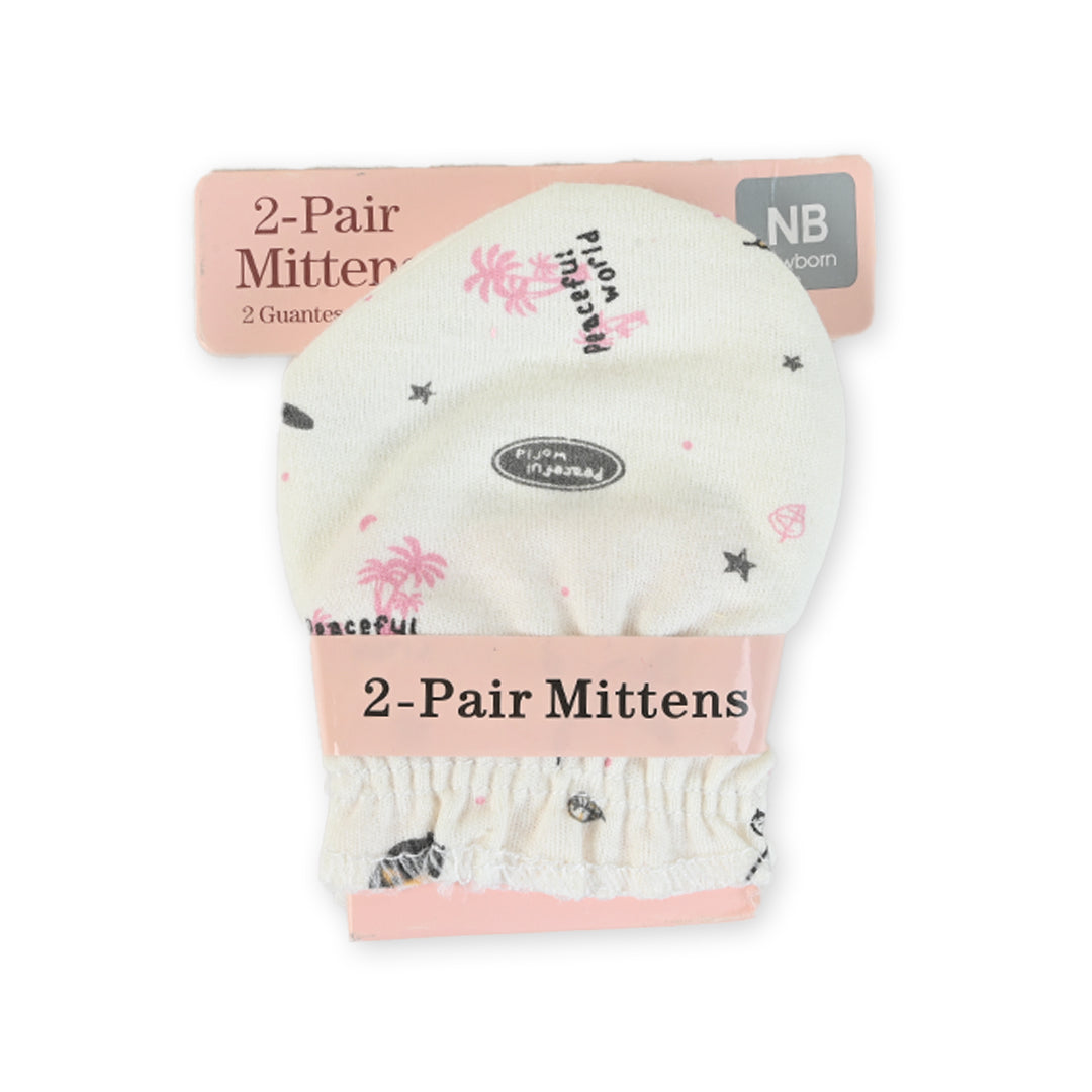 Pack of 2 Cotton Mittens D3