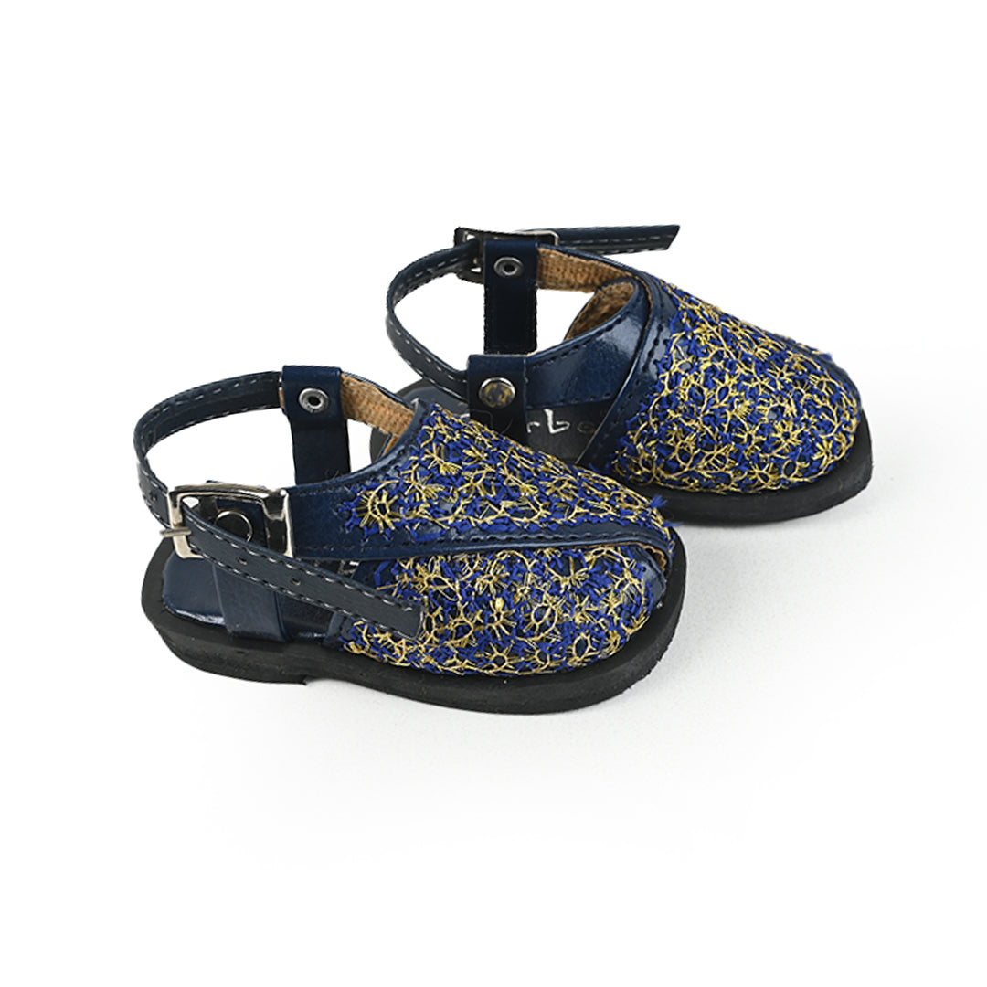 Golden Blue Kaptan Chappal