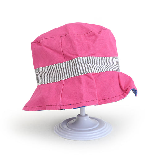 Pink Stripes Bucket Hat