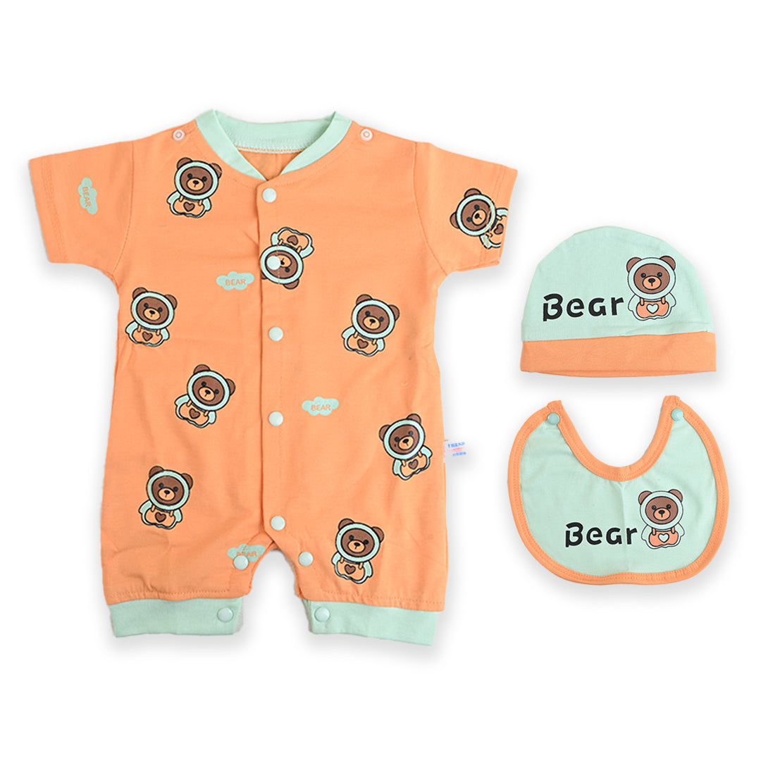 Space Bear 3 Piece Romper Set (Economical)