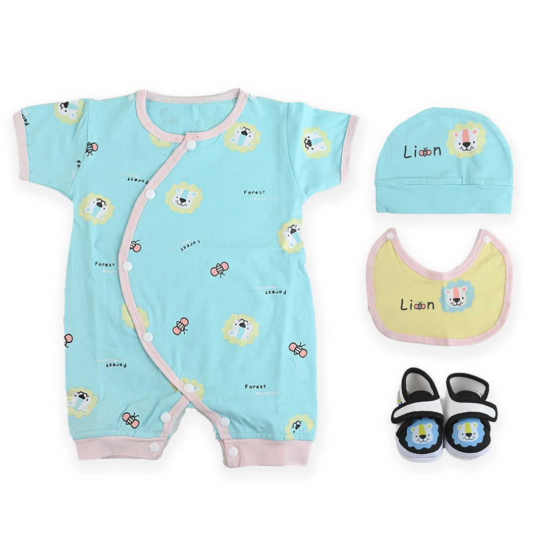 Lion 4 Piece Romper Set (Economical)