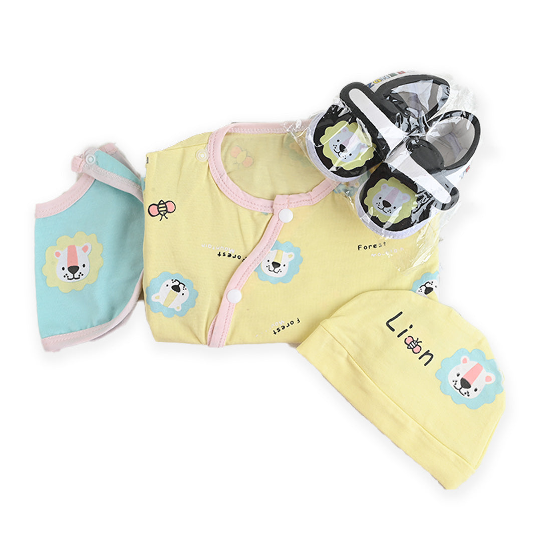 Lion 4 Piece Romper Set (Economical)