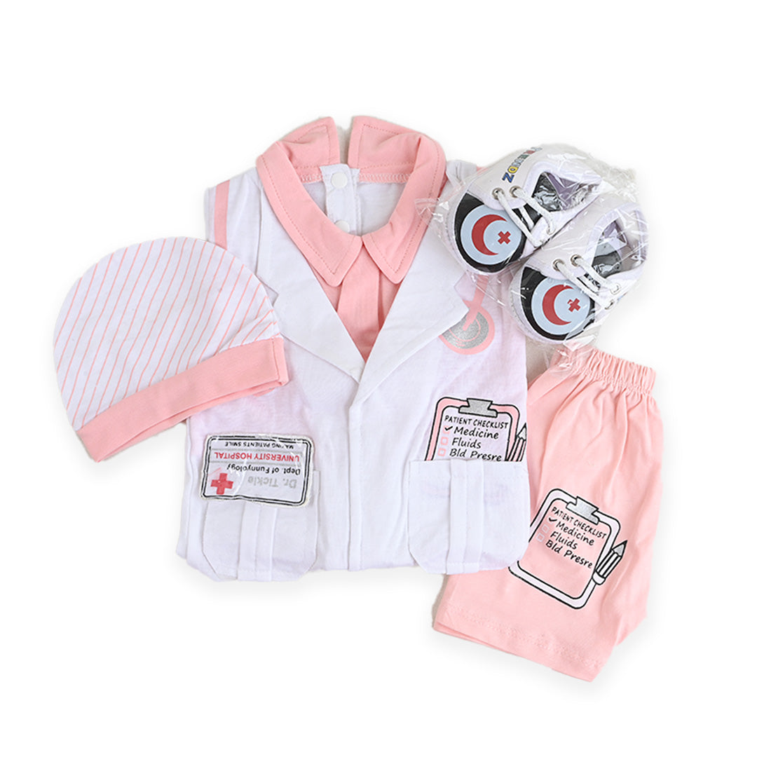 Baby Doctor 4 Piece suit Set with Booties (Economical)