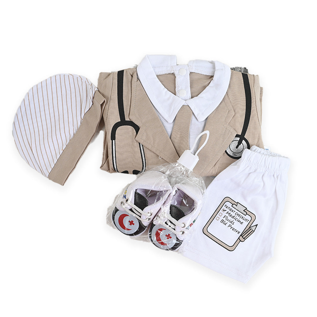 Baby Doctor 4 Piece suit Set with Booties (Economical)