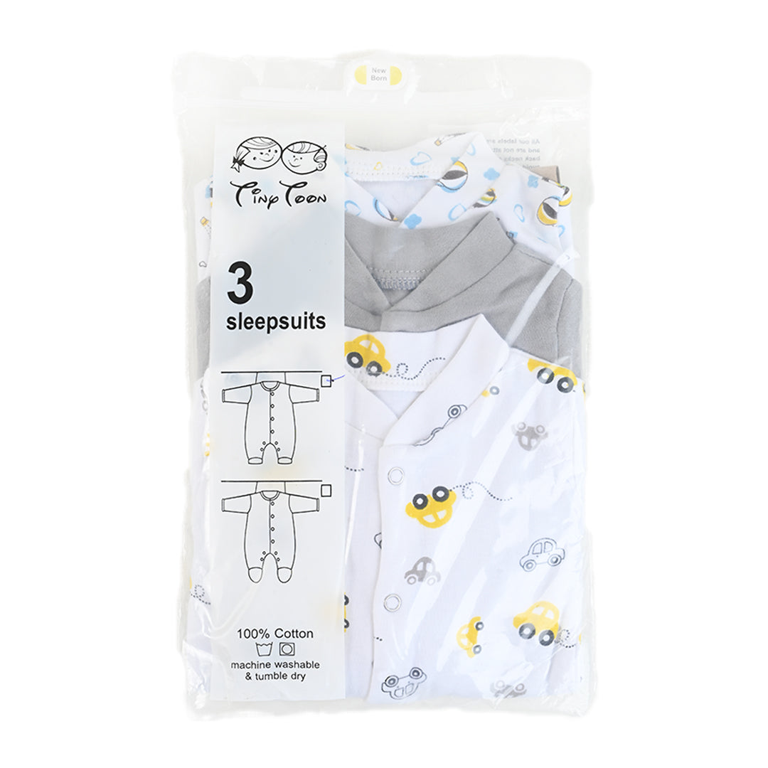 Full sleeves Sleep Suit Pack Of 3