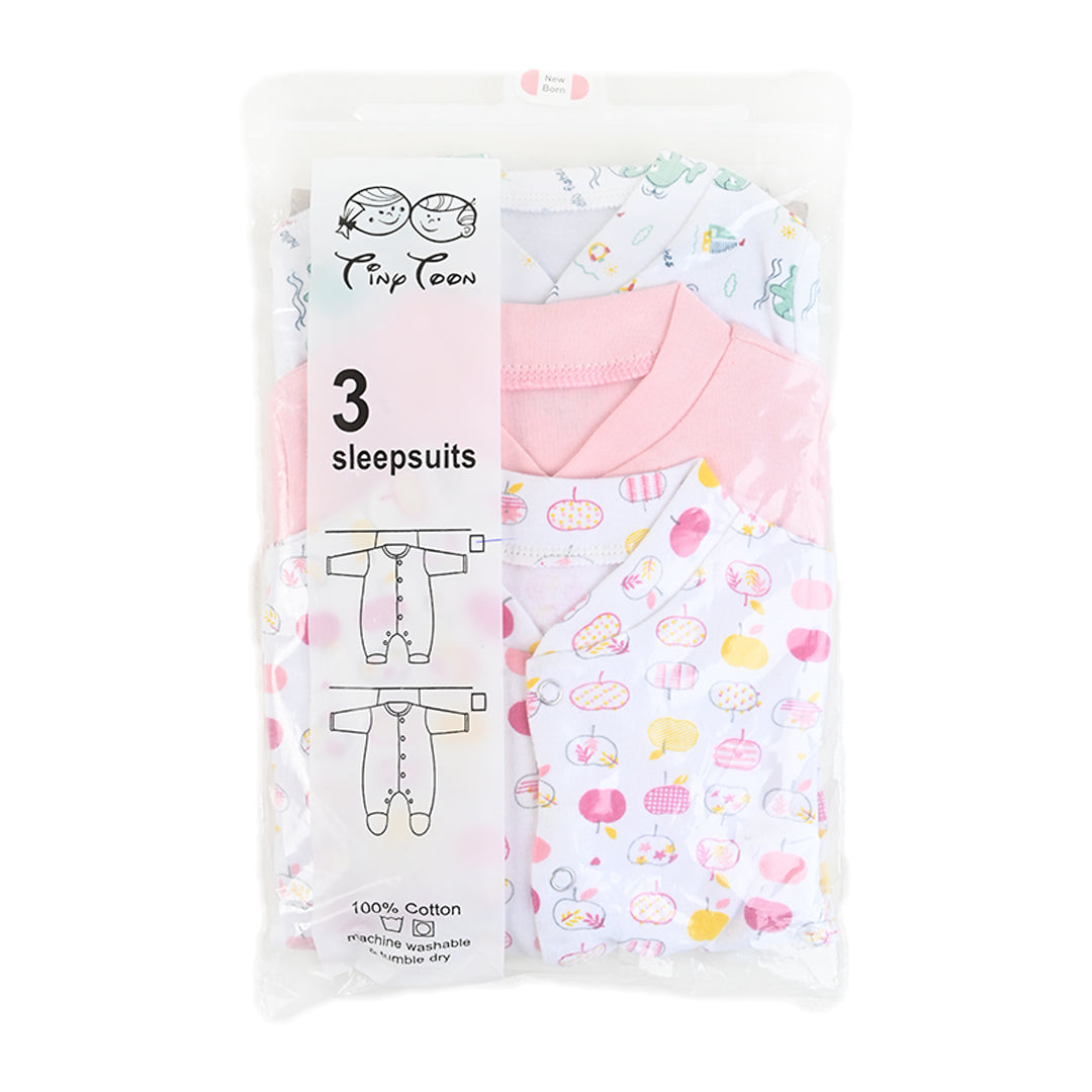 Full sleeves Sleep Suit Pack Of 3