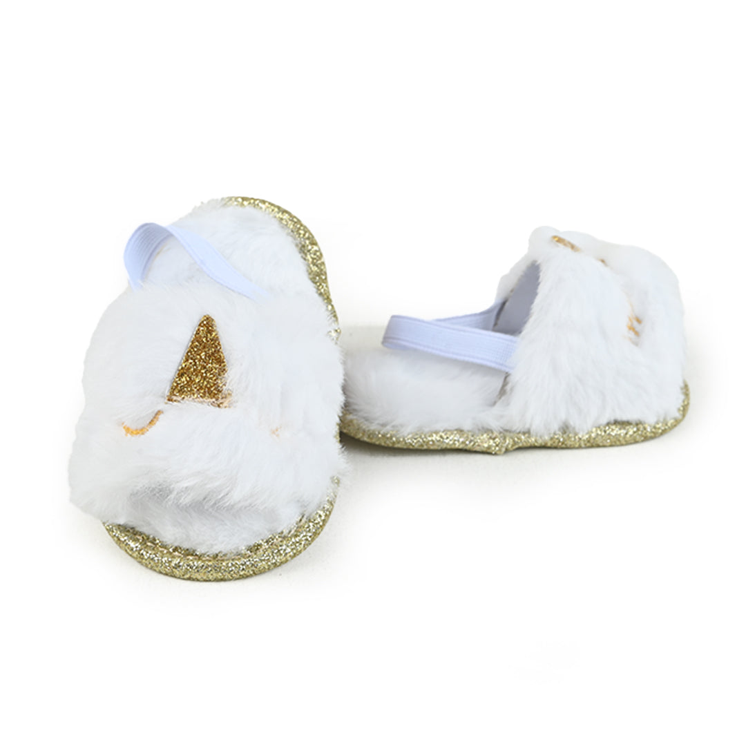 Baby Fluffy Unicorn Sandals