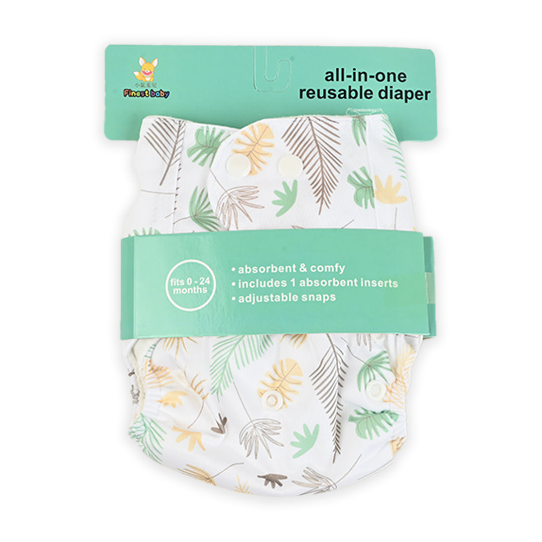 All In One Reuseable Diaper Printed