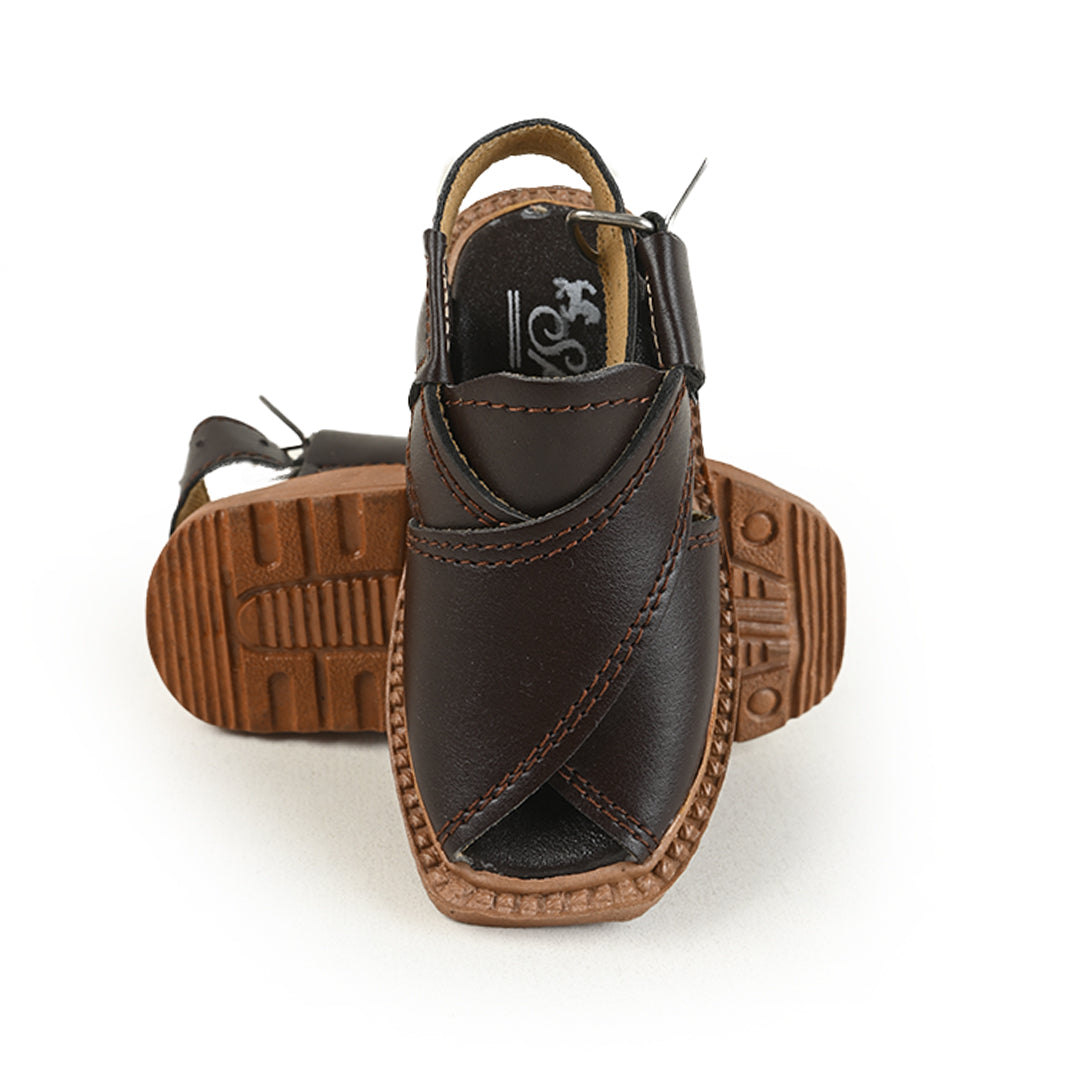 Baby Peshawari Kheri traditional shoes in a classic design