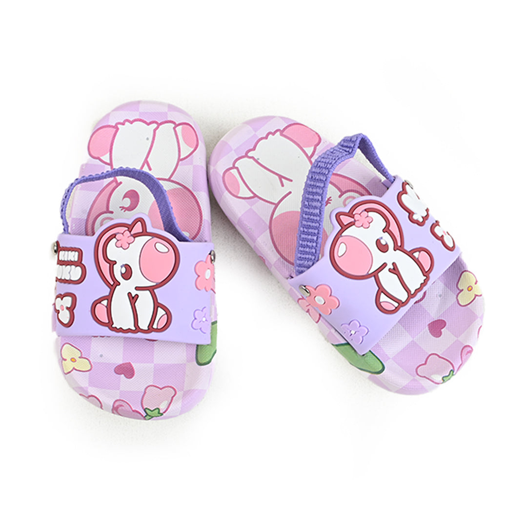 Uni Baby Designed Slippers With Back Strap (Copy)