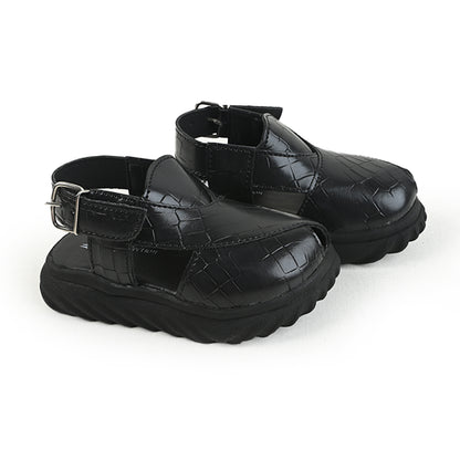 Premium Kaptan Chappal Black