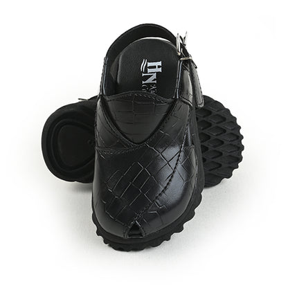 Premium Kaptan Chappal Black