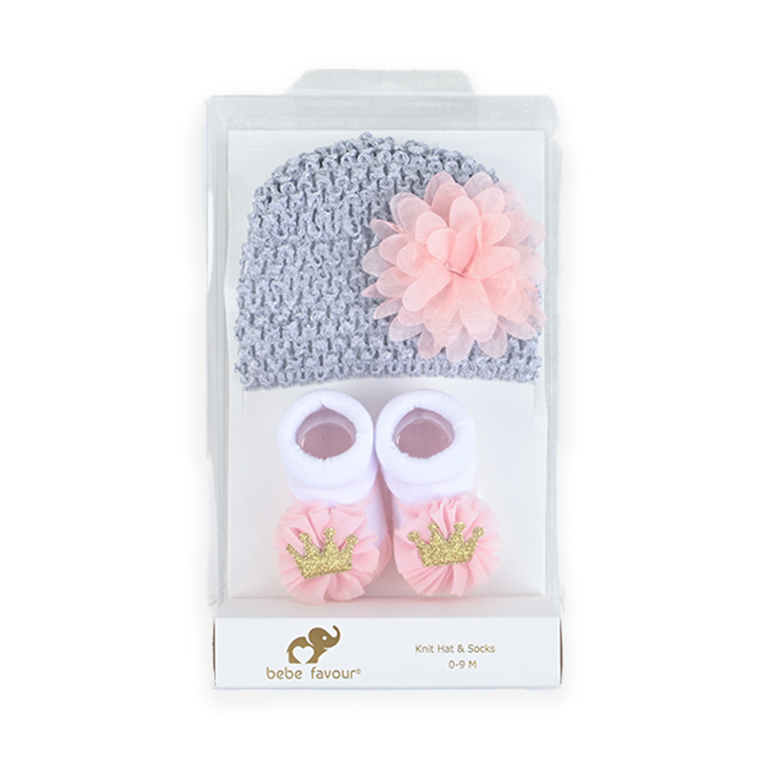 Knit Hat & Socks Gift Set