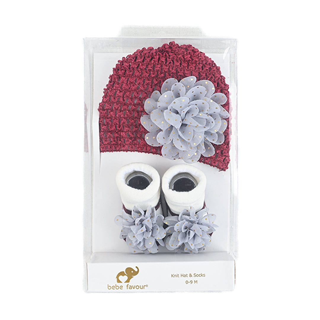 Knit Hat & Socks Gift Set