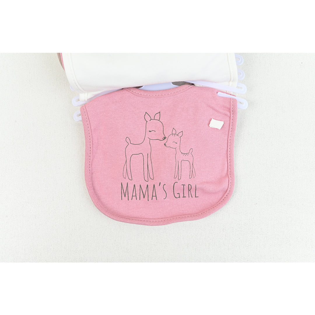 Pretty Deer 5 Piece Bib Set