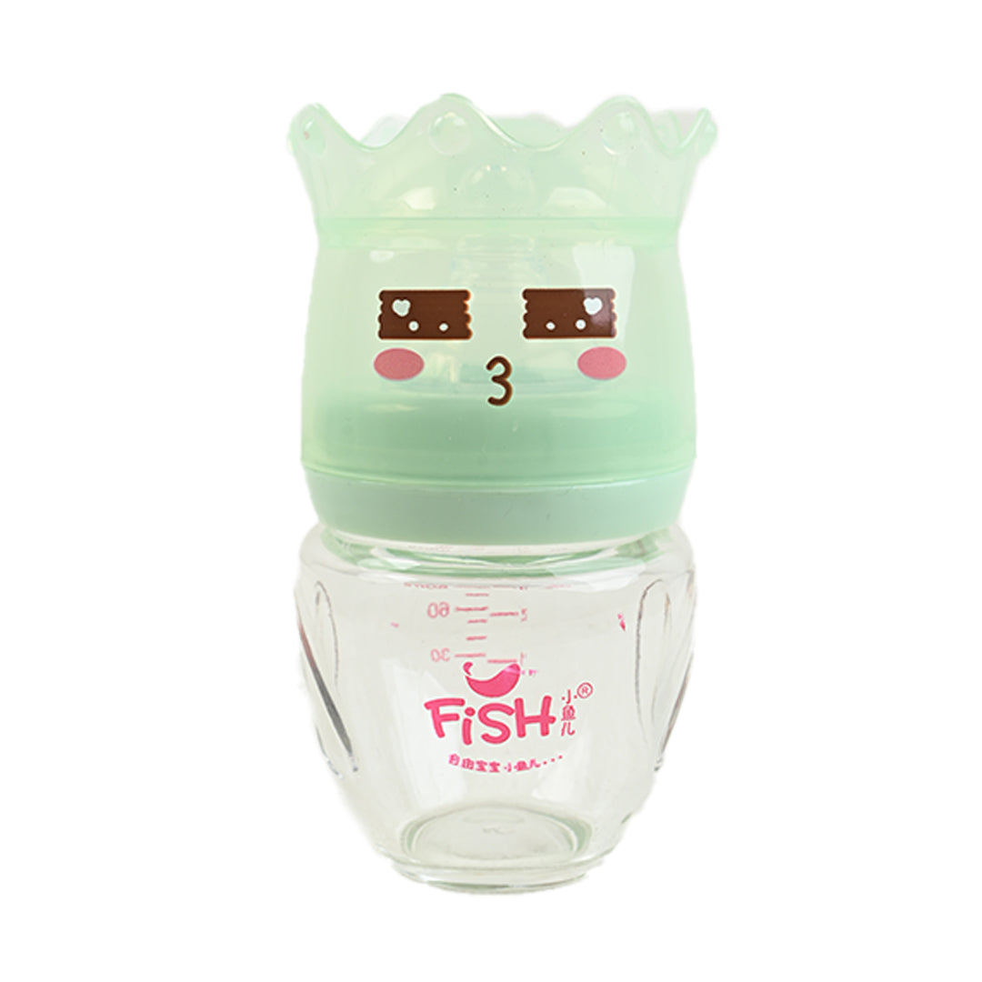 Fish 80ML Glass Feeding Bottles