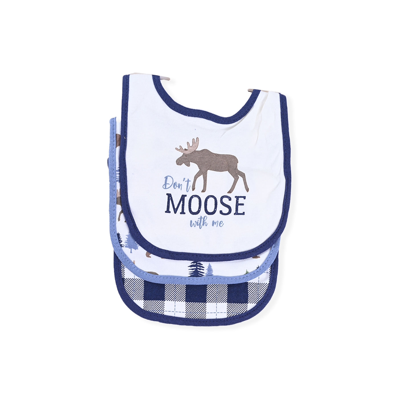 Moose 5 Piece Bib Set With Booties